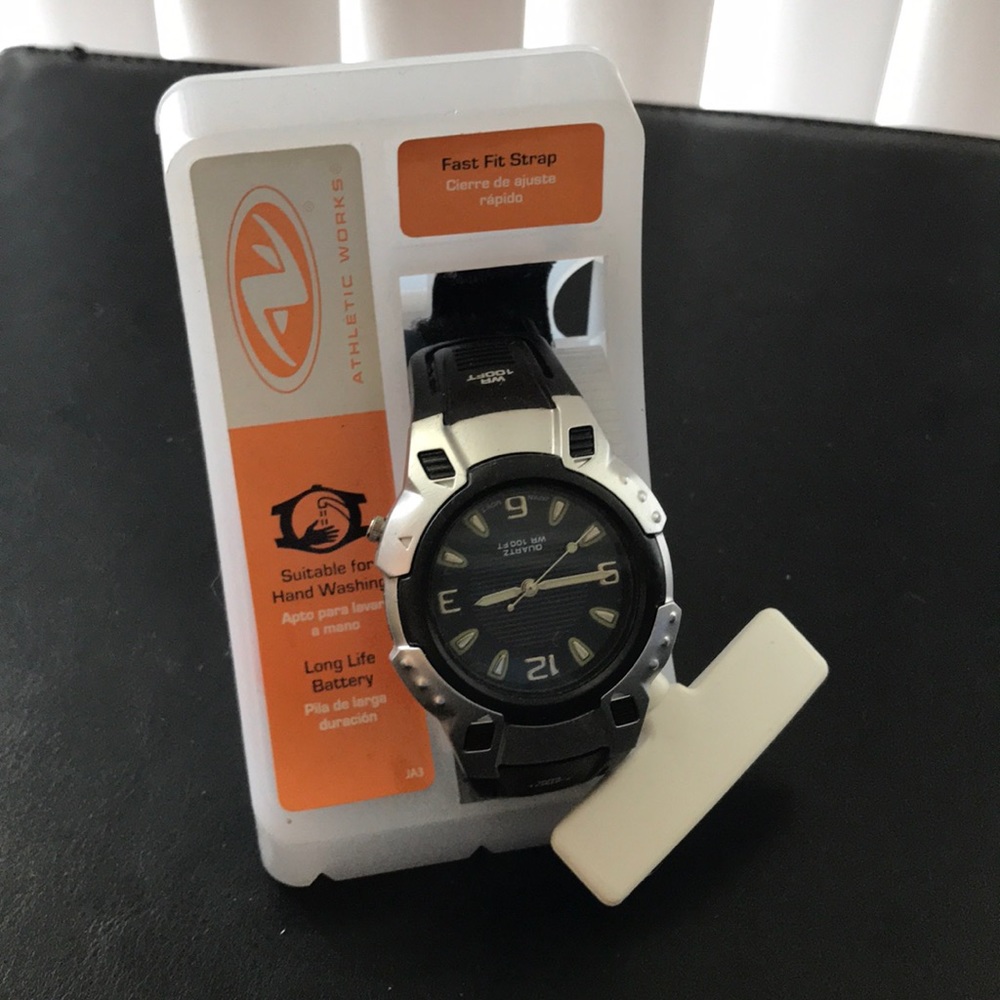Athletic Works fast fit strap wrist watch